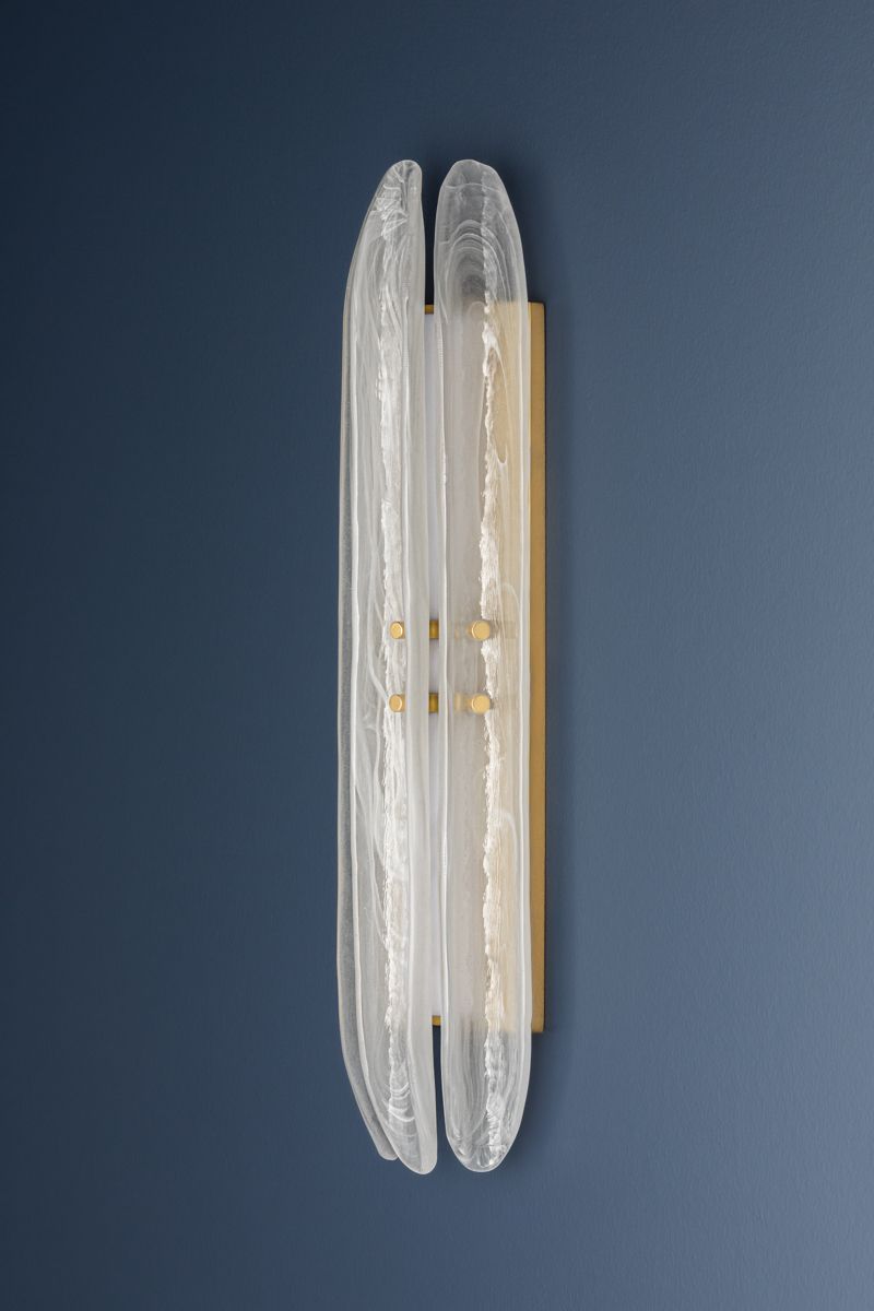 Image 3 Hudson Valley Westtown Wall Sconce 5.25 Inch In Aged Brass more views