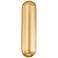 Hudson Valley Wheeler 5" Wide Aged Brass 1 Light LED Wall Sconce