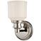 Hudson Valley Windham 9 3/4" High Satin Nickel Wall Sconce