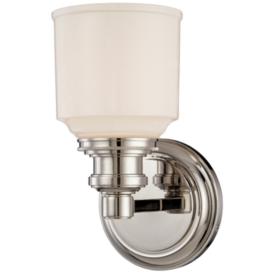 Hudson Valley Windham 9 3/4" High Satin Nickel Wall Sconce Hudson Valley Windham 9 3/4" High Satin Nickel Wall Sconce