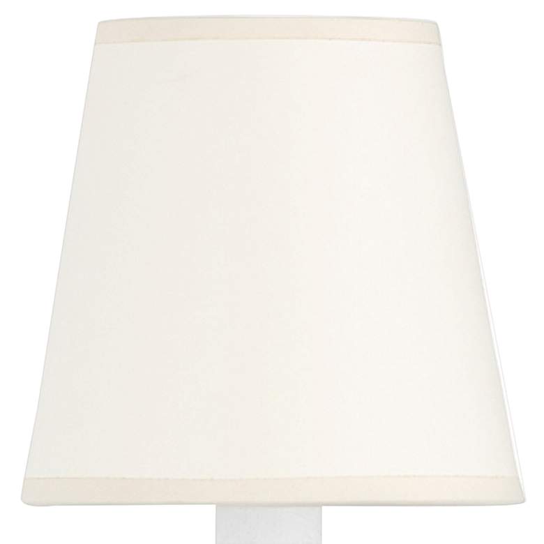 Image 2 Hudson Valley Windsor 12 1/4" High White Plaster Wall Sconce more views