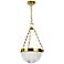 Hudson Valley Winfield 15 3/4" Wide Aged Brass Pendant Light