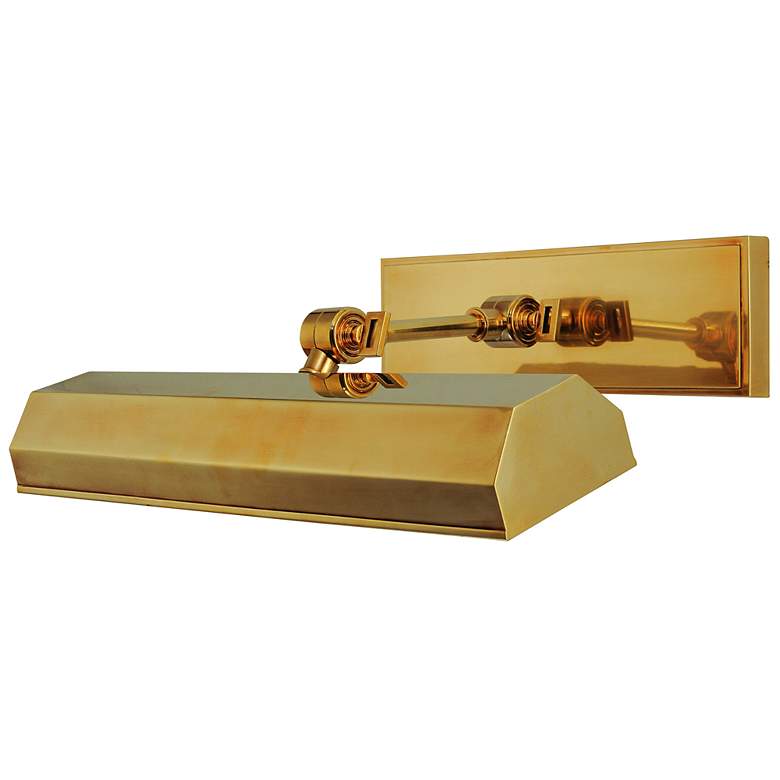 Image 1 Hudson Valley Woodbury 16" Wide Aged Brass Picture Light