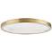 Hudson Valley Woodhaven 18"W Aged Brass LED Ceiling Light