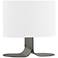 Hudson Valley Wright 15" High Black Nickel Table Lamp
