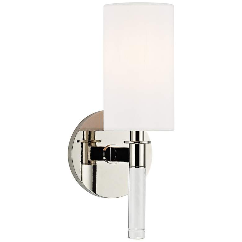 Hudson Valley Wylie 12&quot; High Polished Nickel Wall Sconce