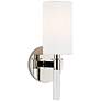 Hudson Valley Wylie 12" High Polished Nickel Wall Sconce