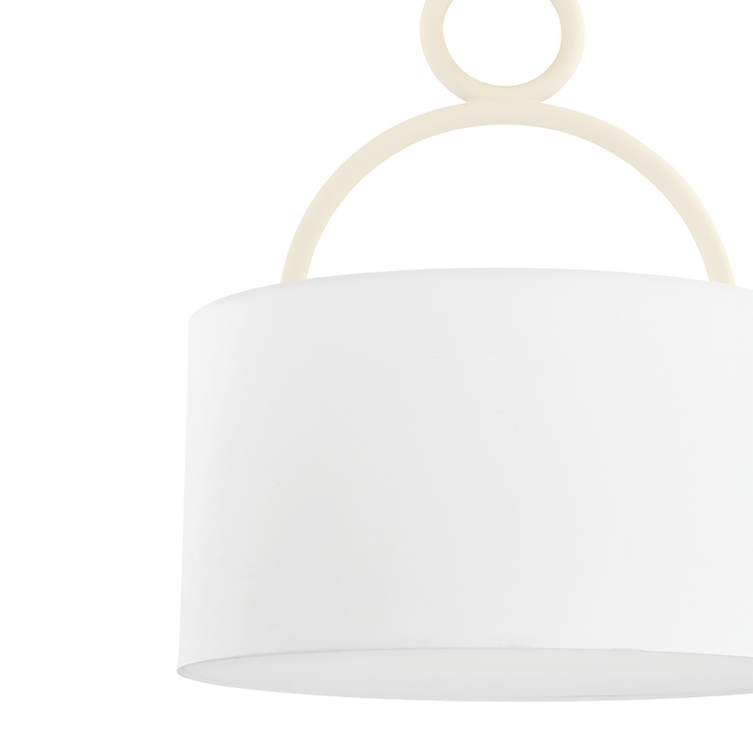 Image 2 Hudson Valley Wynter 24" Wide Textured Cream Pendant Light more views