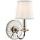 Hudson Valley Yates 14" High Polished Nickel Wall Sconce