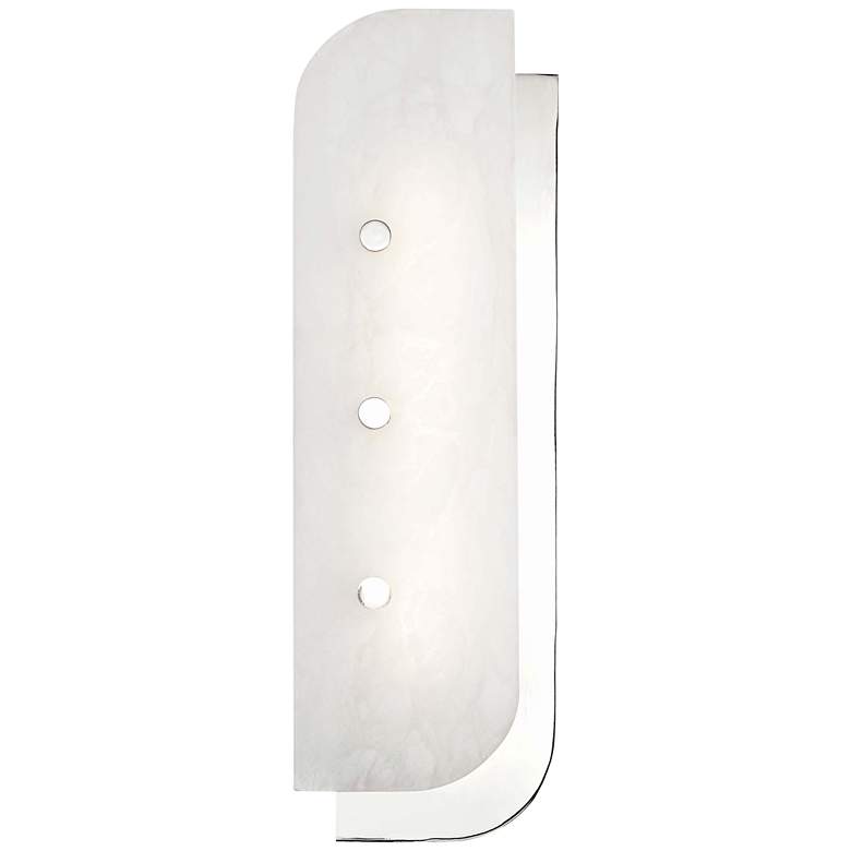 Image 1 Hudson Valley Yin and Yang 18 1/2" High Nickel LED Wall Sconce