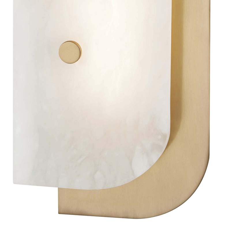Hudson Valley Yin and Yang 18 1/2&quot;H  Brass LED Wall Sconce more views
