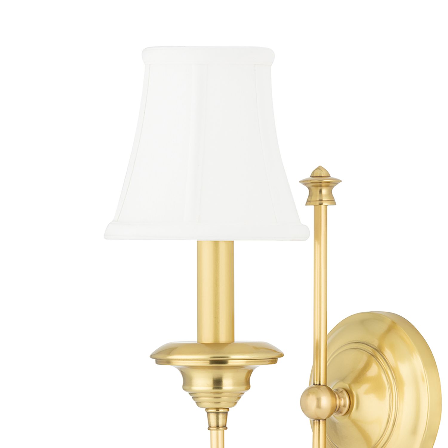 Image 2 Hudson Valley Yorktown 14"H Aged Brass 2-Light Wall Sconce more views