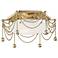 Hudson Valley Zariah 17" Wide Aged Brass Ceiling Light