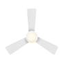 3_Hug 3-Blade Pull Chain Hugger Fan more views