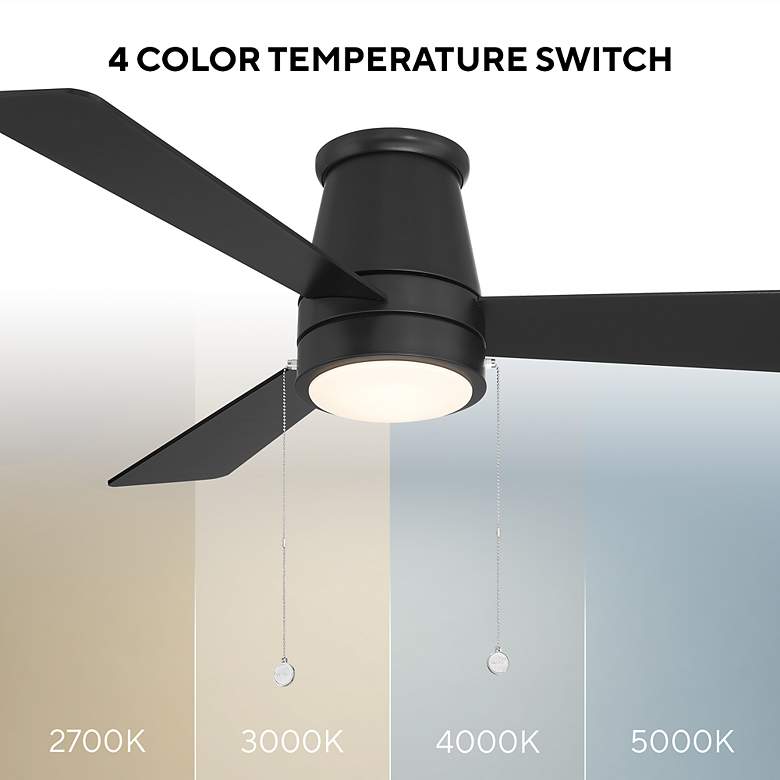 Image 4 Hug 3-Blade Pull Chain Hugger Fan more views