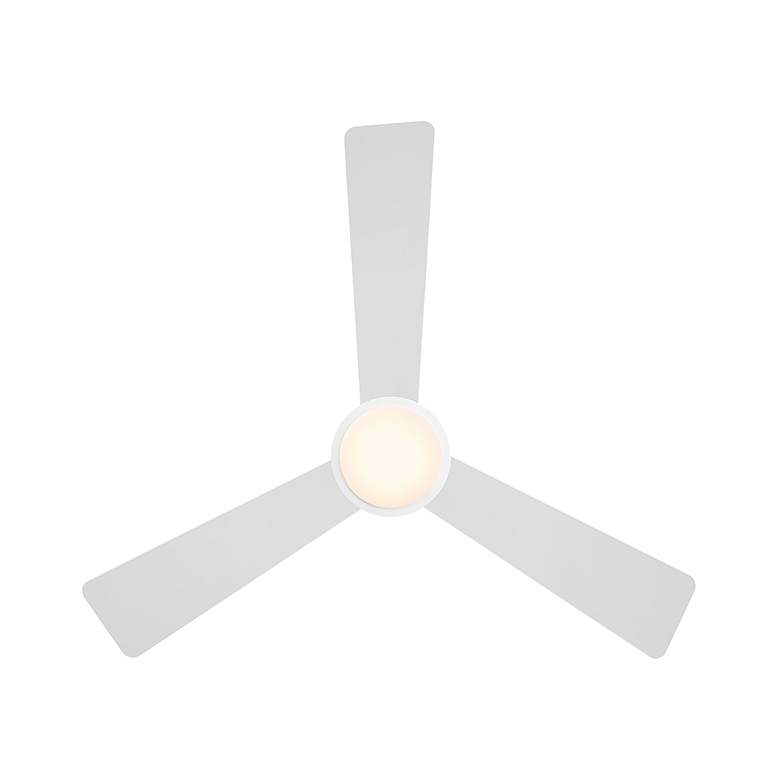 Hug Fan White 3-Blade Hugger Ceiling Fan with Pull Chain - #4084M | Lamps Plus