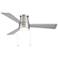 Hug Indoor/Outdoor 3-Blade 52" Flush Mount Fan Nickel 4CCT LED