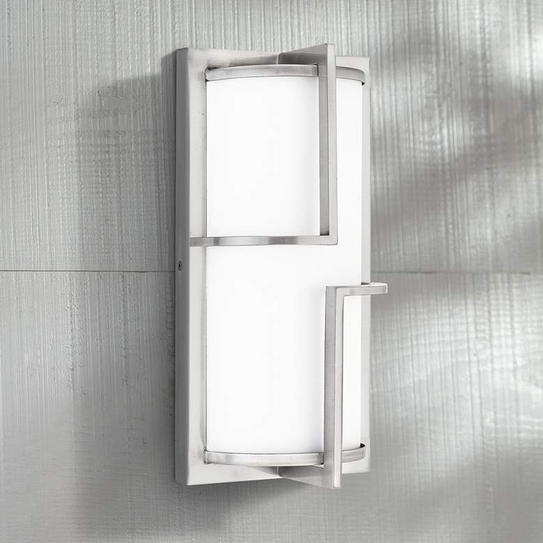 Image 1 Huger 14 inch High Industrial Aluminum LED Outdoor Wall Light