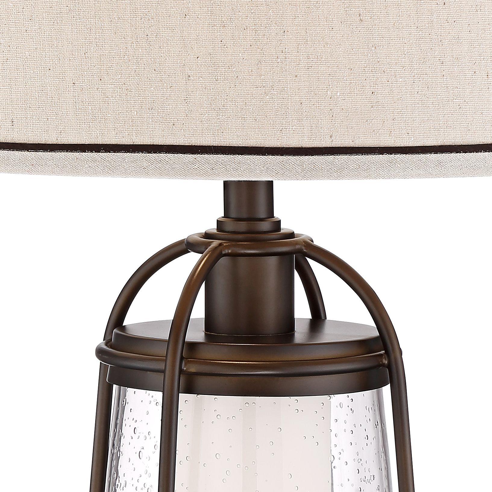 bronze lantern table lamp