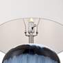 4_Hulda 26" High Blue Art Glass Table Lamp more views
