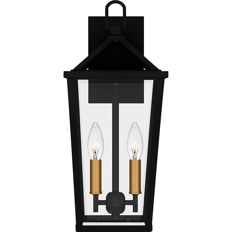 Image 5 Hull 2-Light Matte Black Outdoor Wall Lantern more views