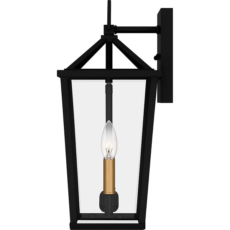 Image 6 Hull 2-Light Matte Black Outdoor Wall Lantern more views