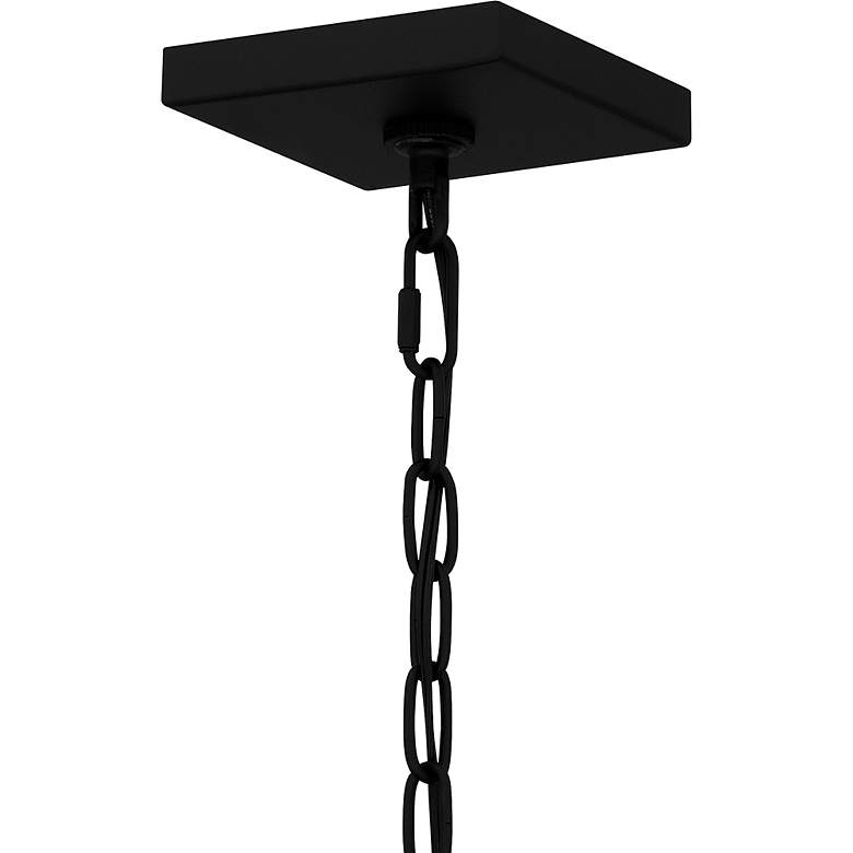Image 6 Hull 3-Light Matte Black Outdoor Hanging Lantern more views