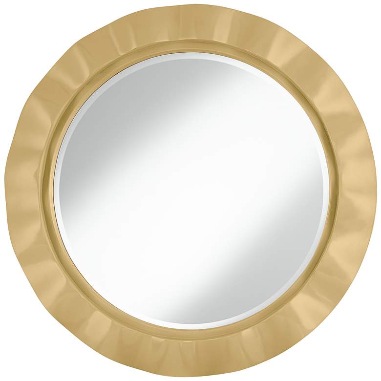 Image 1 Humble Gold 32 inch Round Brezza Wall Mirror