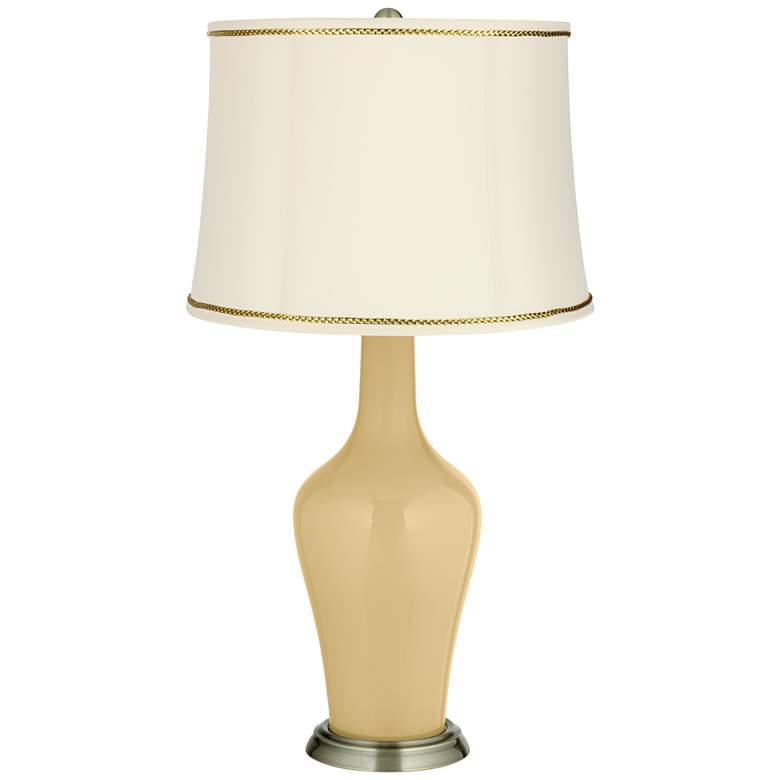 Image 1 Humble Gold Anya Table Lamp with President&#39;s Braid Trim