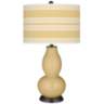 Humble Gold Bold Stripe Double Gourd Table Lamp