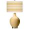 Humble Gold Bold Stripe Ovo Table Lamp