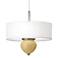 Humble Gold Cleo 16" Wide Pendant Chandelier