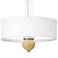 Humble Gold Cleo 24" Wide Pendant Chandelier