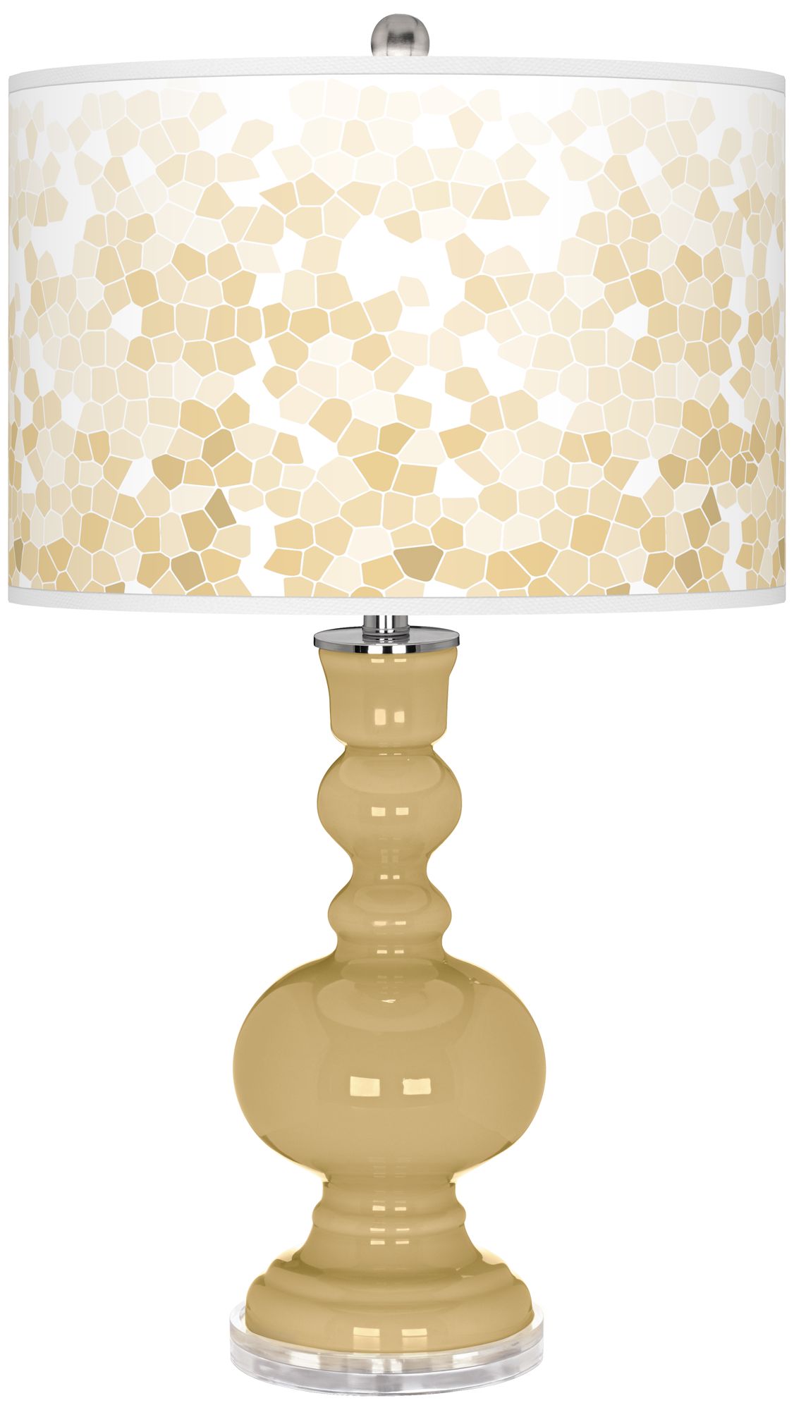 Image Humble Gold Mosaic Giclee Apothecary Table Lamp