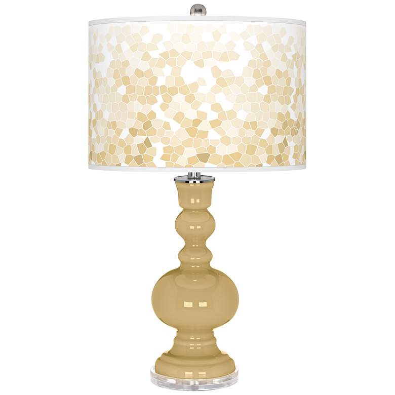 Image 1 Humble Gold Mosaic Giclee Apothecary Table Lamp