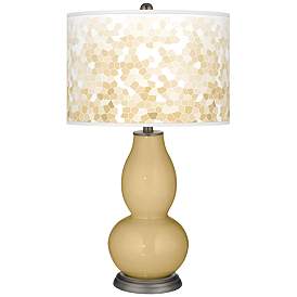 Image1 of Humble Gold Mosaic Giclee Double Gourd Table Lamp