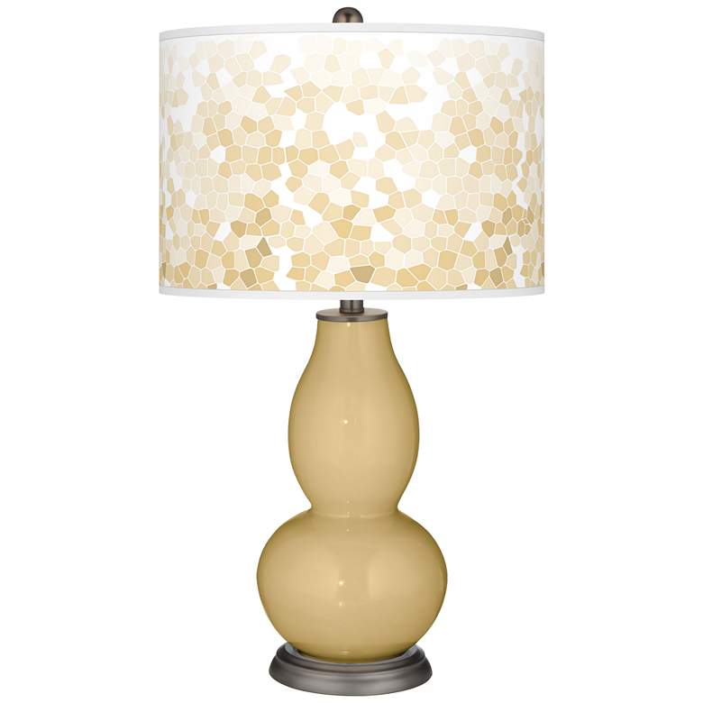 Image 1 Humble Gold Mosaic Giclee Double Gourd Table Lamp