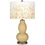 Humble Gold Mosaic Giclee Double Gourd Table Lamp