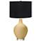 Humble Gold Ovo Table Lamp with Black Shade