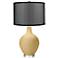 Humble Gold Ovo Table Lamp with Organza Black Shade