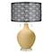 Humble Gold Toby Table Lamp With Black Metal Shade