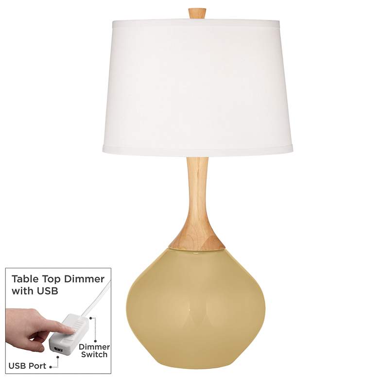 Image 1 Humble Gold Wexler Table Lamp with Dimmer