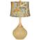 Humble Gold Yellow Paisley Wexler Table Lamp