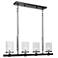Humboldt 45"W Black Nickel Kitchen Island Light Chandelier