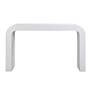 Hump 54" Wide White Wood Console Table