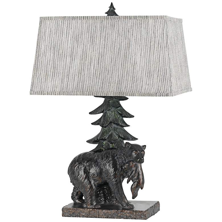 Image 1 Hungry Bear Antique Bronze Table Lamp