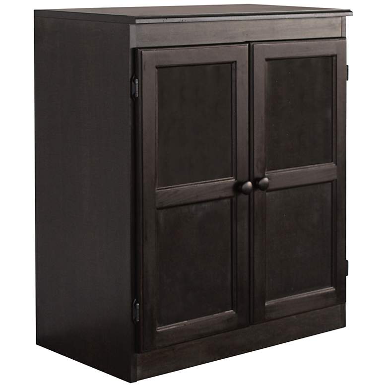 Image 1 Hunkel 30" Wide Espresso 2-Door Storage Cabinet