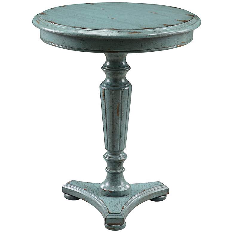 Image 1 Hunkel Weathered Blue Accent Table