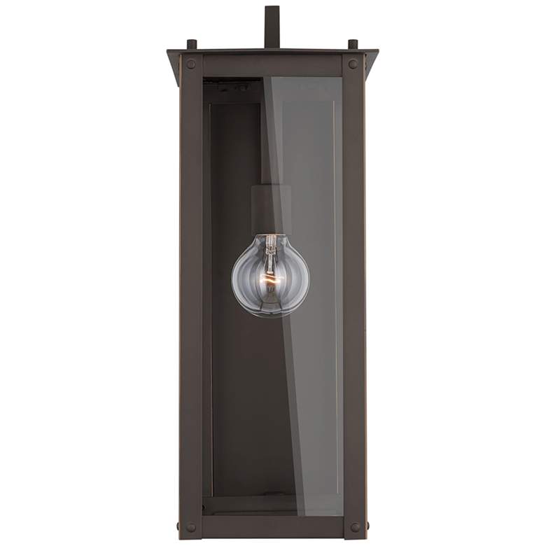 Image 2 Hunt 20 3/4" High Oiled Bronze Aluminum Outdoor Wall Light