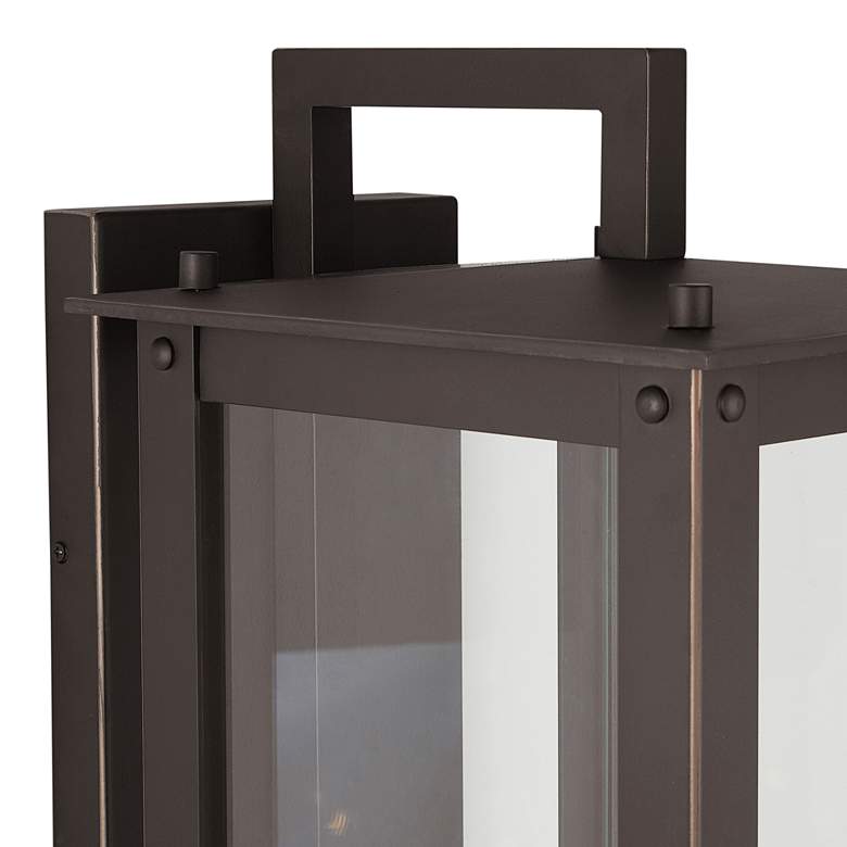 Image 4 Hunt 29"H Oiled Bronze Aluminum 4-Light Outdoor Wall Light more views